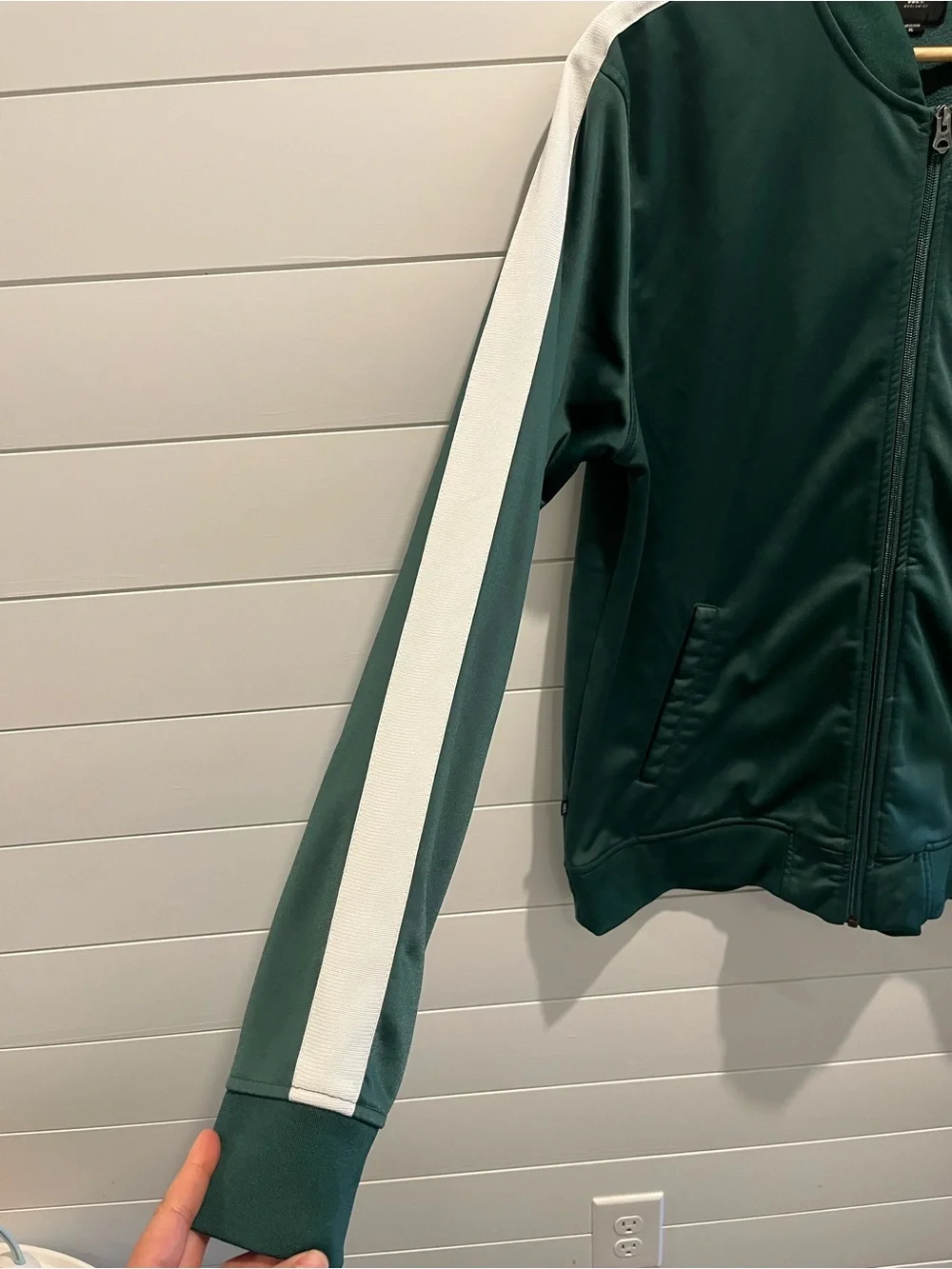 Obey Green Track Jacket Size XL